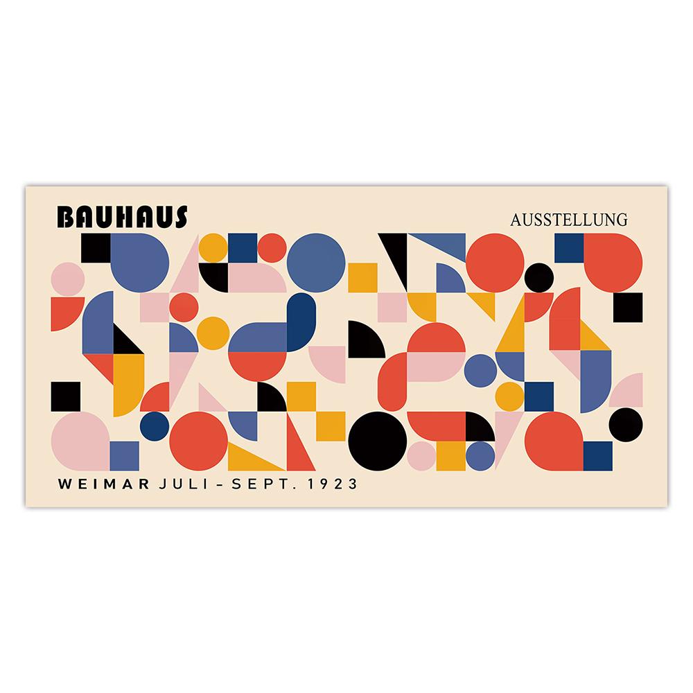 Matisse Bauhaus Geometrische Blätter Ausstellungsplakat Abstraktes Leinwandgemälde Drucke Minimalistische Wandkunst für Heimdekoration 1 Stück