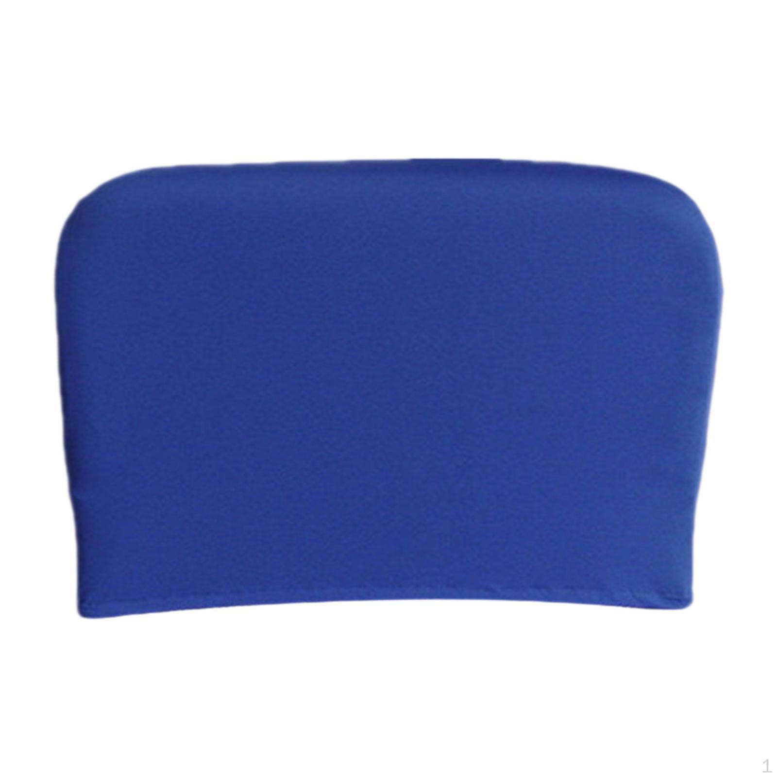 Back Cover for Desk Chair Slipcover Computer Stretch Protector Dining Area Blue 28x48cm 860₽