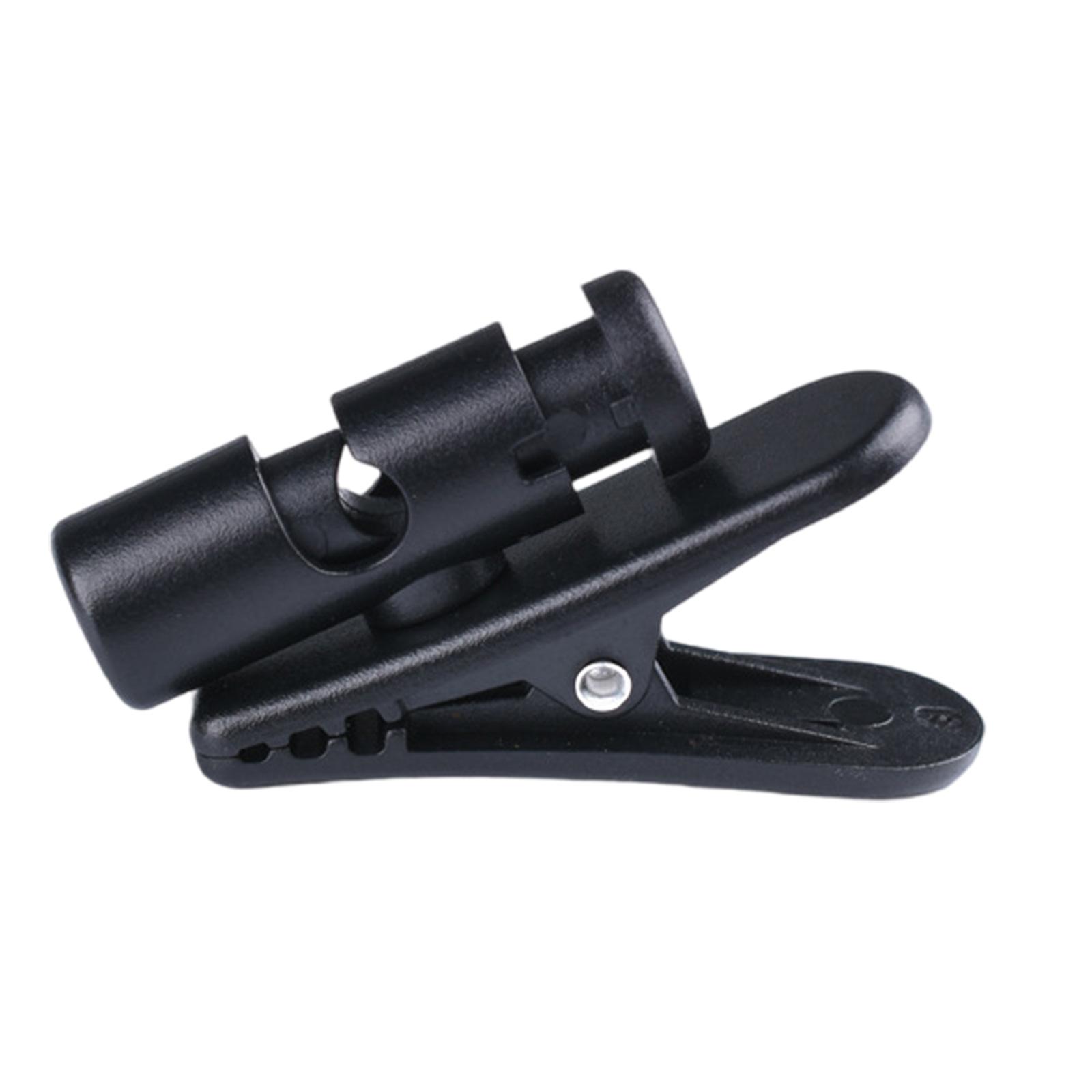 

Вращающийся зажим для провода наушников, надежное крепление кабеля к одежде, черный органайзер для шнура гарнитуры, вращение на 360 градусов L