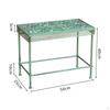 Wrought Iron Plant Stand Floor Standing Metal Hollow-Carved Design