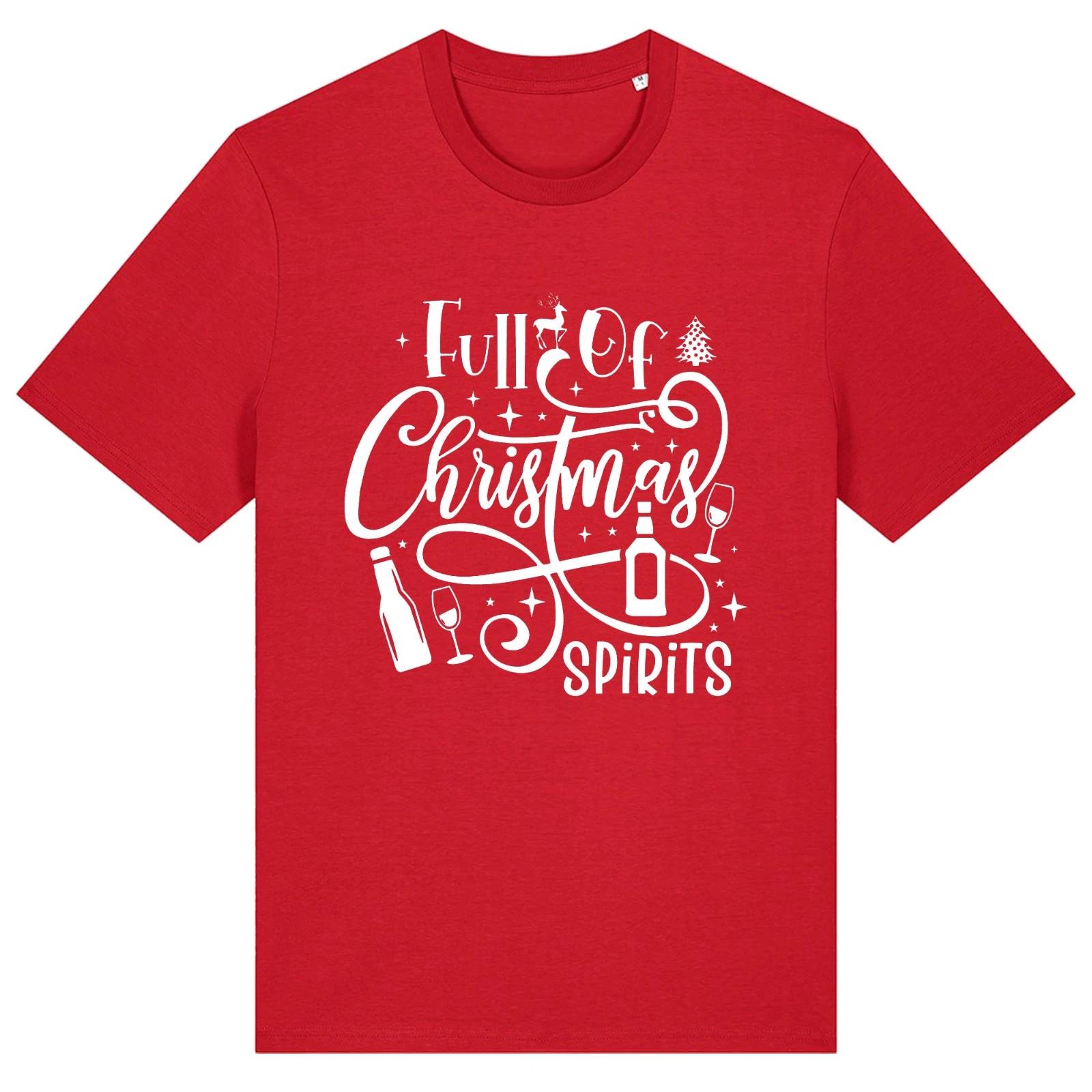 

Full of Christmas Spirit - Unisex T-Shirt Secret Santa Xmas Christmas Festive M