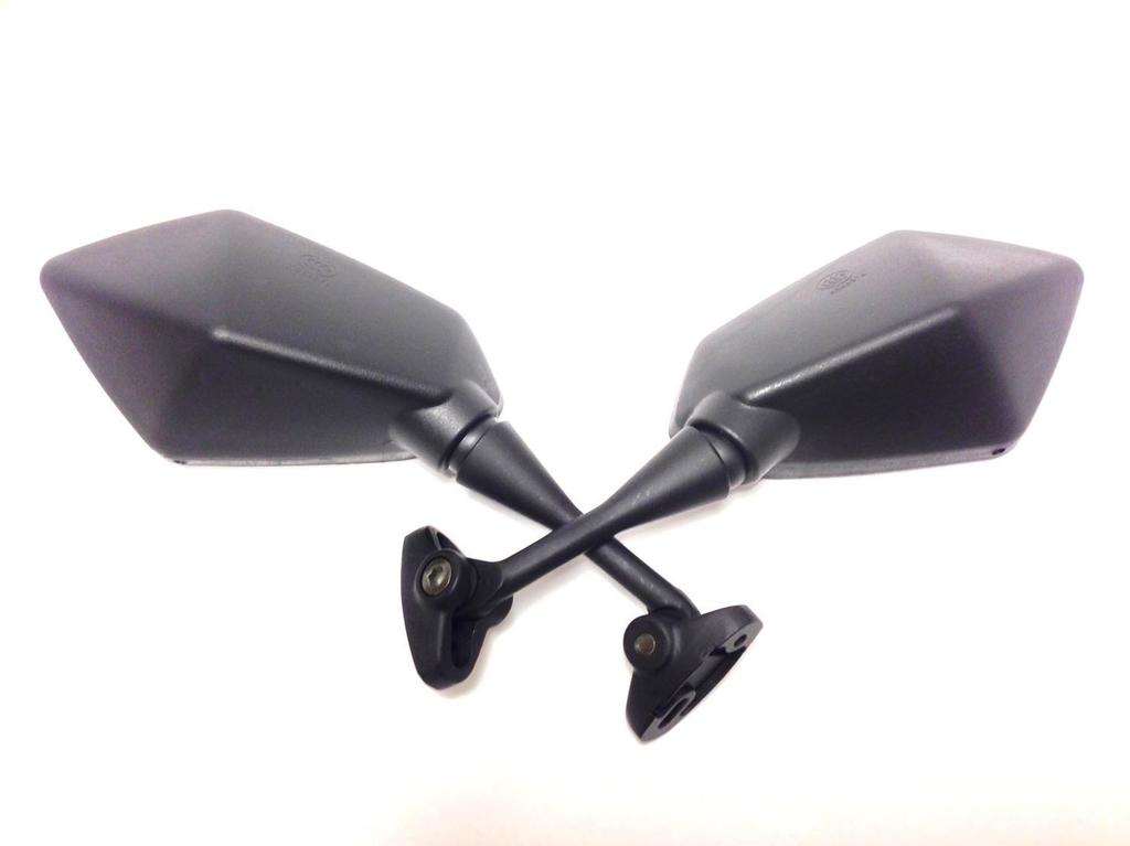 Nakira Motorcycle Fairing Mirrors and Right for and CBR400R (Left Set) CBR600RR, CBR250R, (Black)