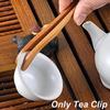 Cooking Utensil Tong Kitchen Tool Tweezer Salad Clip Bamboo Wood Tea Tongs