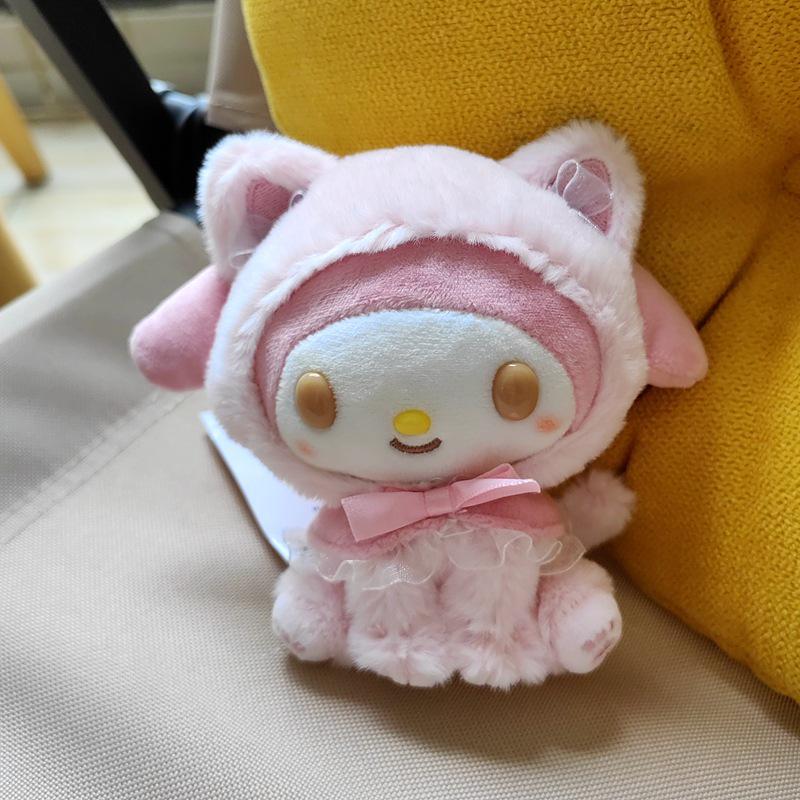Kuromi, Cinnamoroll & Pochacco Cat Plush Keychain Keychain