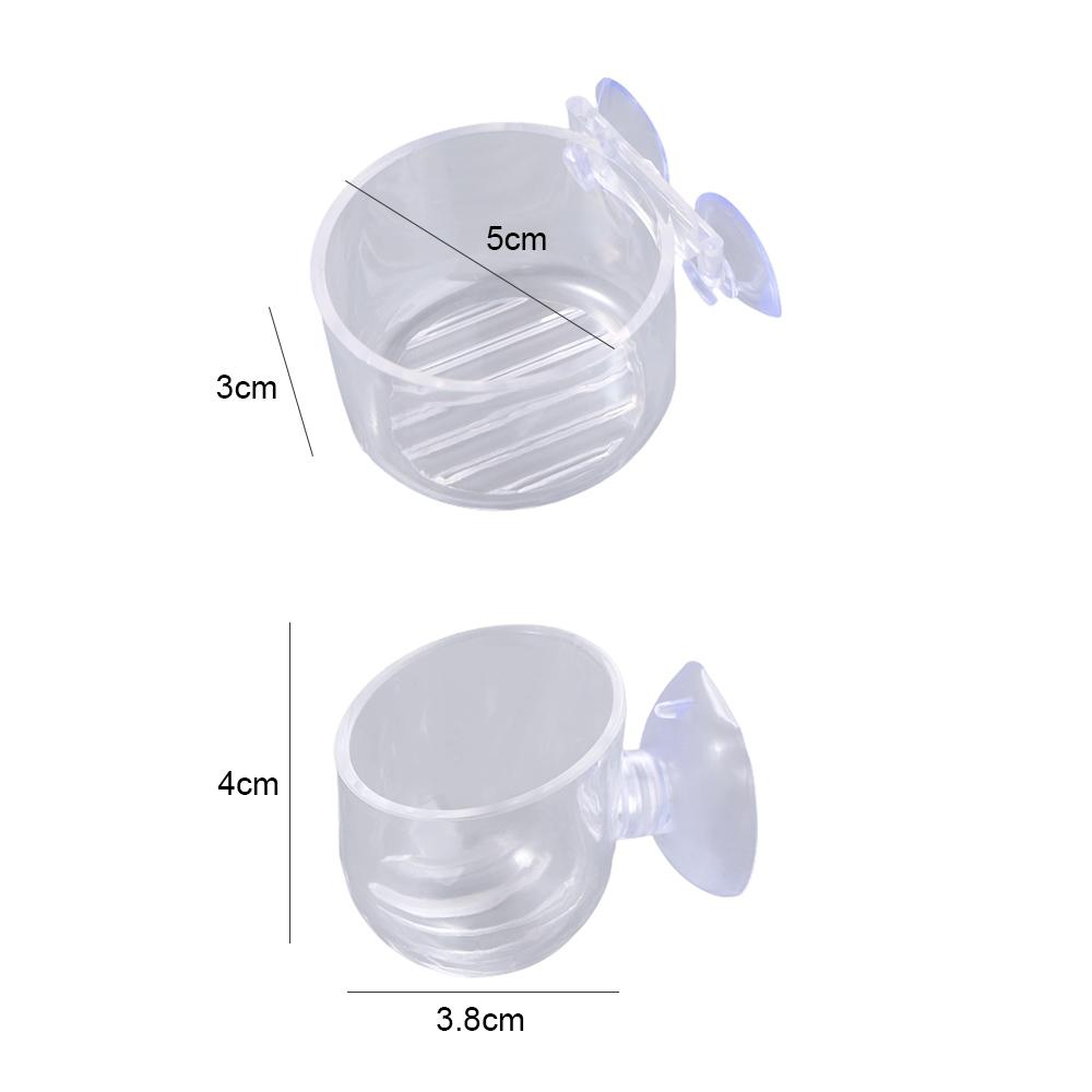 Hrănitor Mușchi Animal Decor Acvariu Recipient Plantă Mini Vază Grădinărit Vază Transparentă Raft Hrănă Cupă Acrilică Cupă Apă Iarbă