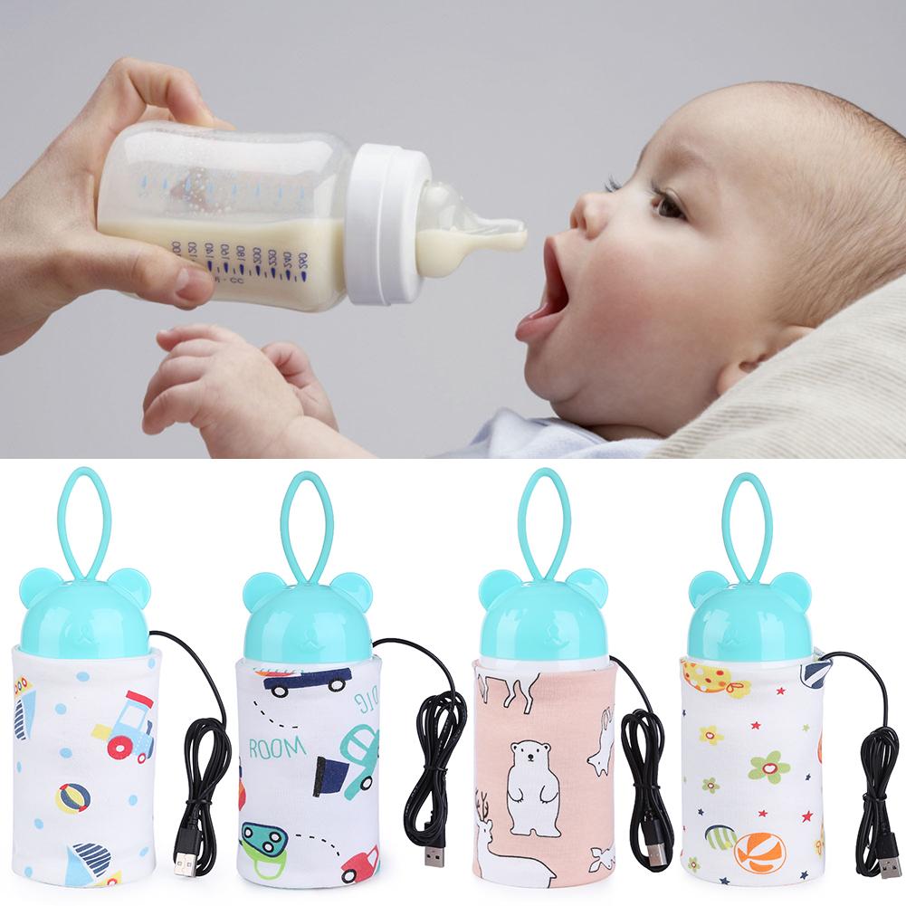 Portable Baby Feeding Bottle Food Milk Travel Outdoor Cup Warmer Heater