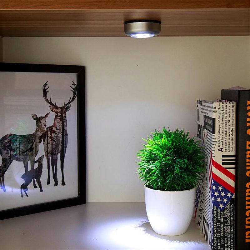 LED-Touch-Licht, batteriebetrieben, Push-Tap, Home-Stick-On-Lampe, Nachtlichter