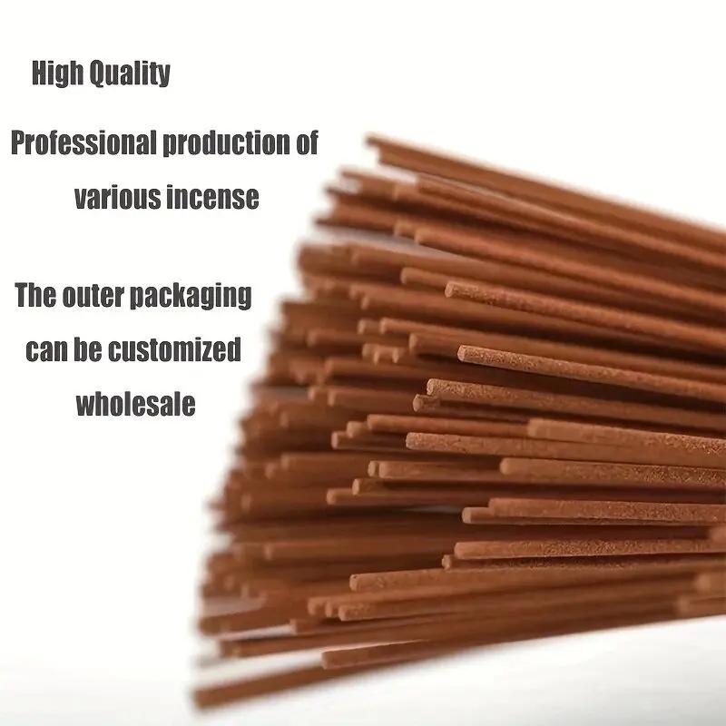 40Pcs Home Incense Stick Natural Sandalwood Incense Sticks Aroma Blessing Ceremony Pray Buddha Incense Approx 20min Burn Time