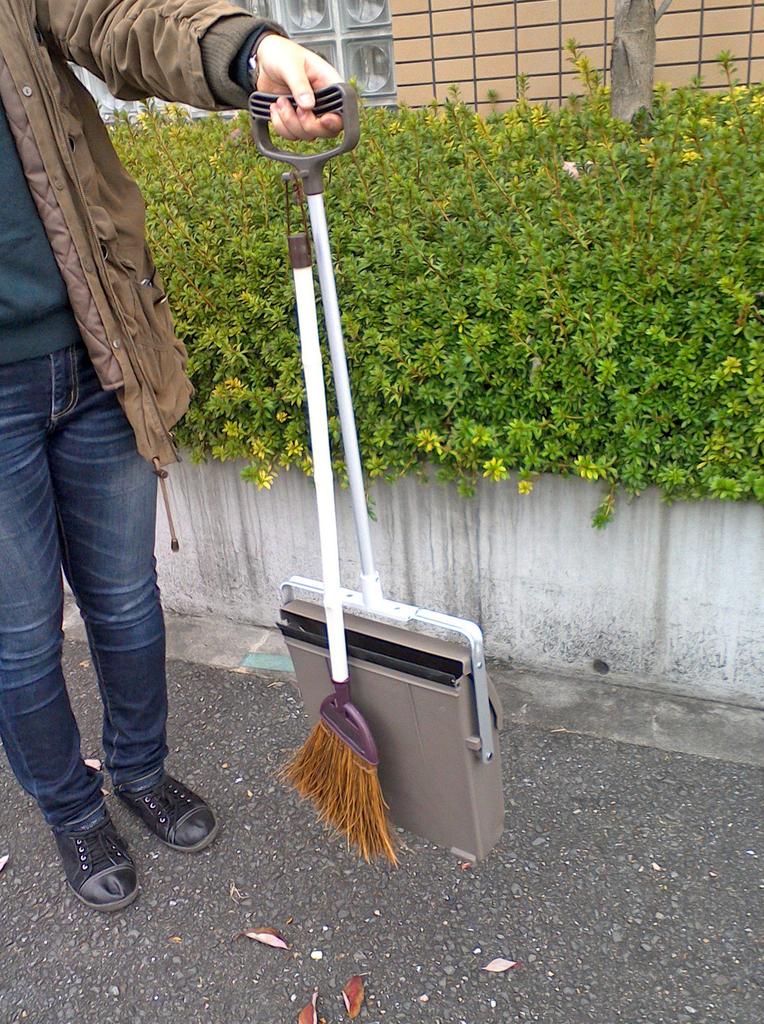 Yamazaki Industries Dustpan Bunchiri NT Plastic 176359 2989.jp+