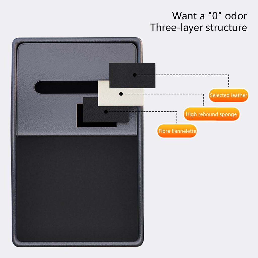 Car Armrest Storage Solution with Anti Slip Base Convenient Car Armrest Organizers for Secure Placement During Travel