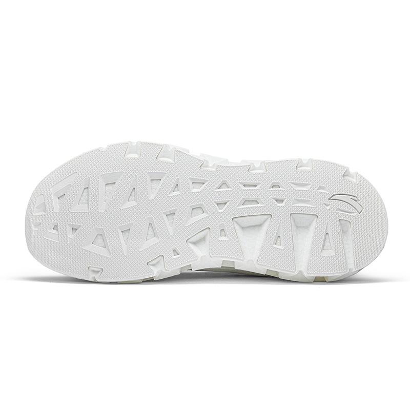 Anta Fold Fashion Comfortable Mesh Breathable Commuting Low-Top Running Sports Shoes Men sneaker Paper-White Rock-Sand-Gray 112635512-2