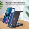 Triple Function Wireless Charger for Apple Devices: Phones, Watches & Earphones