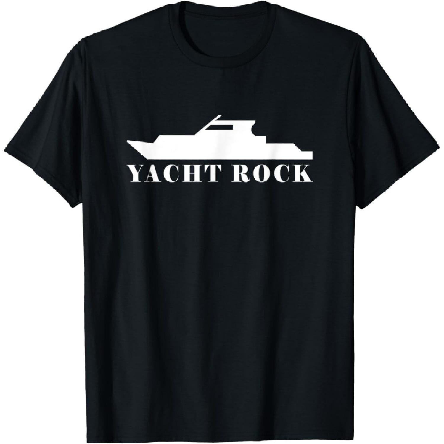 

Yacht Rock Classic Nautical Fun Party Boat Music Drinking T-Shirt XXXXXL чорний