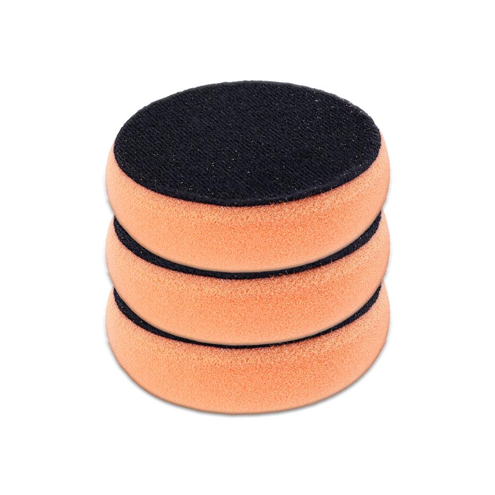 Car Waxing Sponge Set 4 Inch Car Wax Applicator Pads Red Handle Soft Sponge Applicators Foam Wax Pad Car Polishing Cleaning Tool