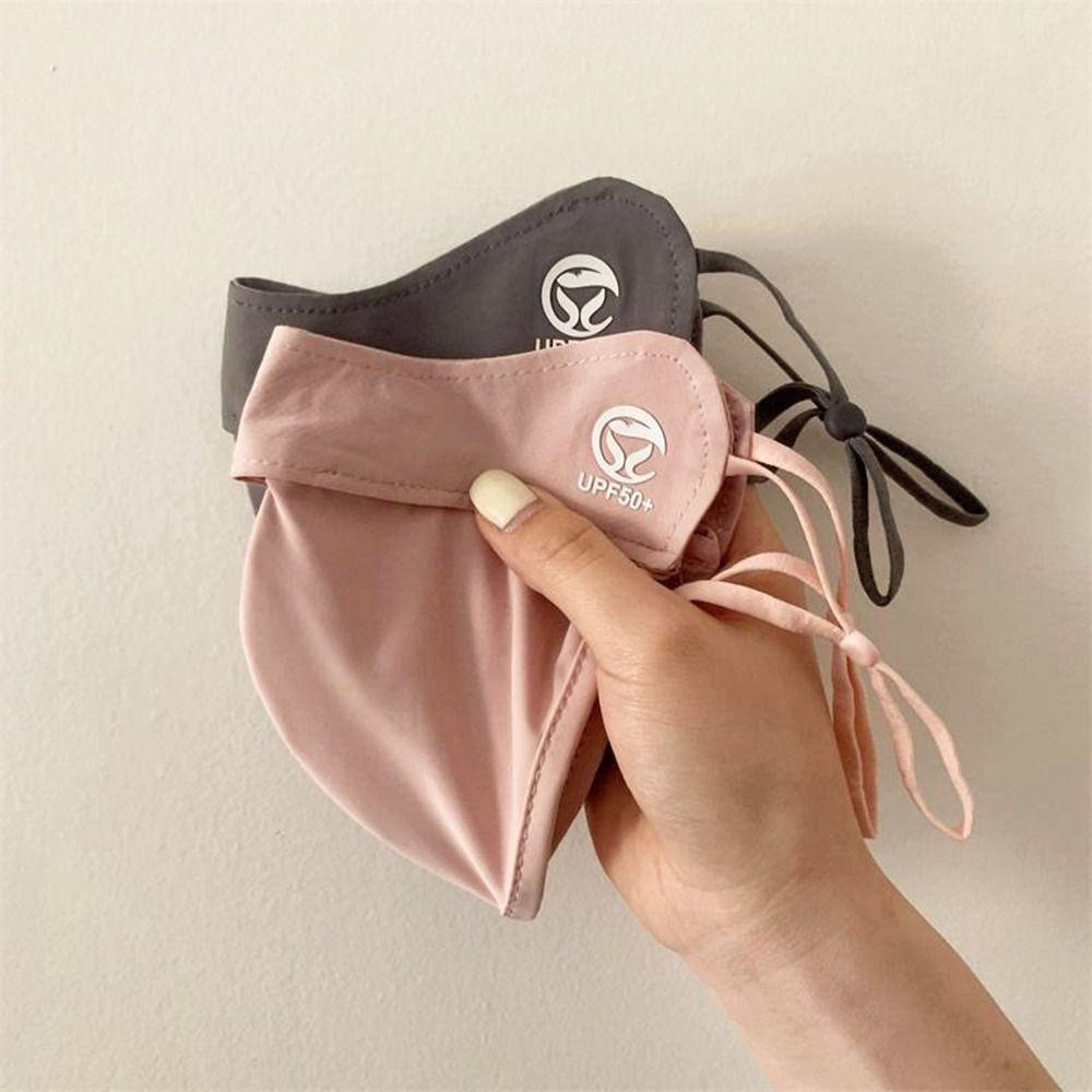 Outdoor Sunscreen Veil Face Mask Ice Silk Mask Face Cover Sunscreen Face Scarf Face Gini Mask