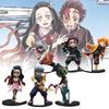 Demon 6pcs Slayer Kamado Nezuko Figurine Anime Model Sculpture Toys Gifts Xmas