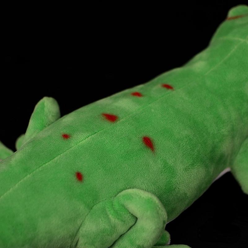 Gigante Day Gecko Alta fedeltà Anime Carino Casa Lucertola Peluche Phelsuma Peluche Giocattoli Realistici Animali Simulazione Bambola di Pezza Giocattolo