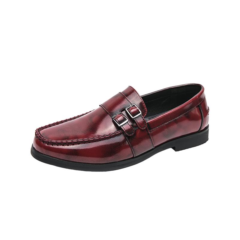 

Fashion Business men s loafers Comfortable flat bottomed Elegant gentleman style Daily work Outdoor leisure street 38-46 leather shoes 46