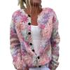 Round Neck Long Sleeve Christmas Cardigan Sweater YXX-YK01