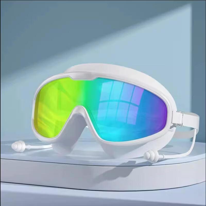 Large Frame Anti-Fog Swimming Goggles