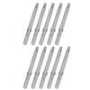 10Pcs Magnetic Head Screwdriver Bits Electric Hex Socket S2 Alloy Steel Industrial Tools