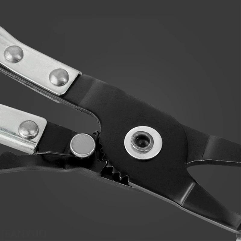Car Hose Clamp Pliers Auto Water Pipe Removal Swivel Tools Wire Long Reach Hose Clamp Pliers for Fuel Oil Water Hose Hand Tool