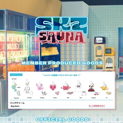 JYP Japan POPUP STORE 2025,Skzoo SAUNA Taschenanhänger Produziert von