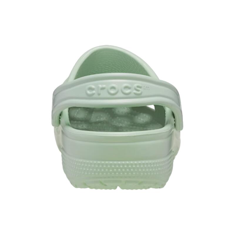 Crocs Classic Clog Leatherette Lightweight and Comfortable Commuter Versatile Hole Shoes Unisex Cream Green