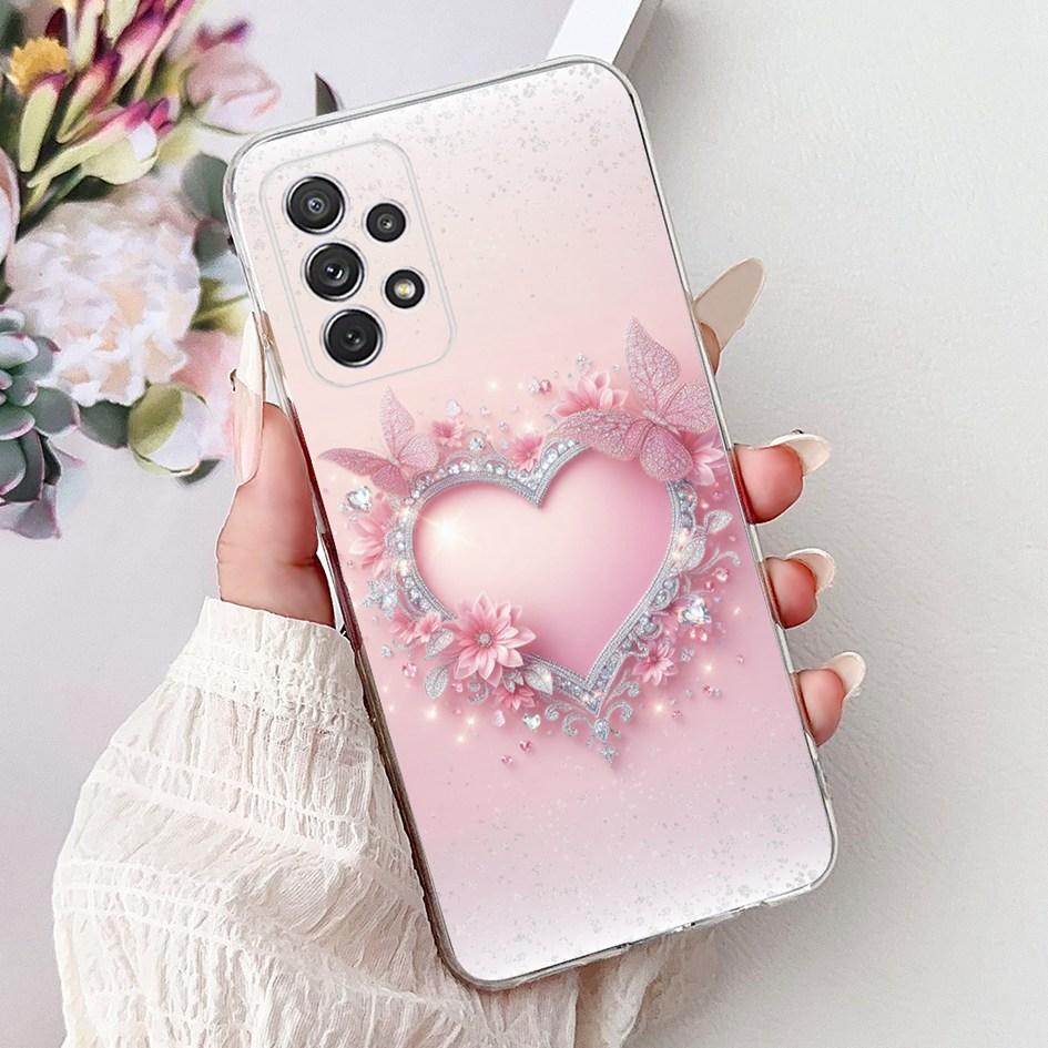 For Samsung Galaxy A52 Case SM-A525F Cover New Stylish Flower Butterfly Soft Silicone Phone Cases For Samsung A72 A52s 5G Fundas