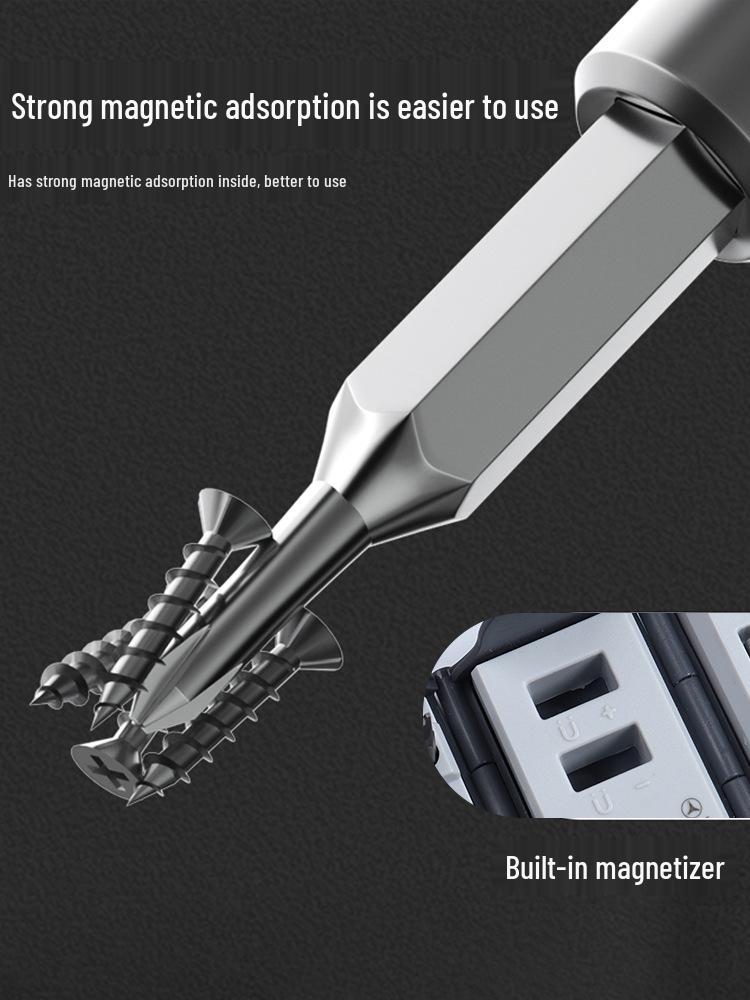 115-in-1 Stark Magnetisches Hochhärtiges Multifunktionales Schraubendreher-Set mit Sonderwerkzeugen