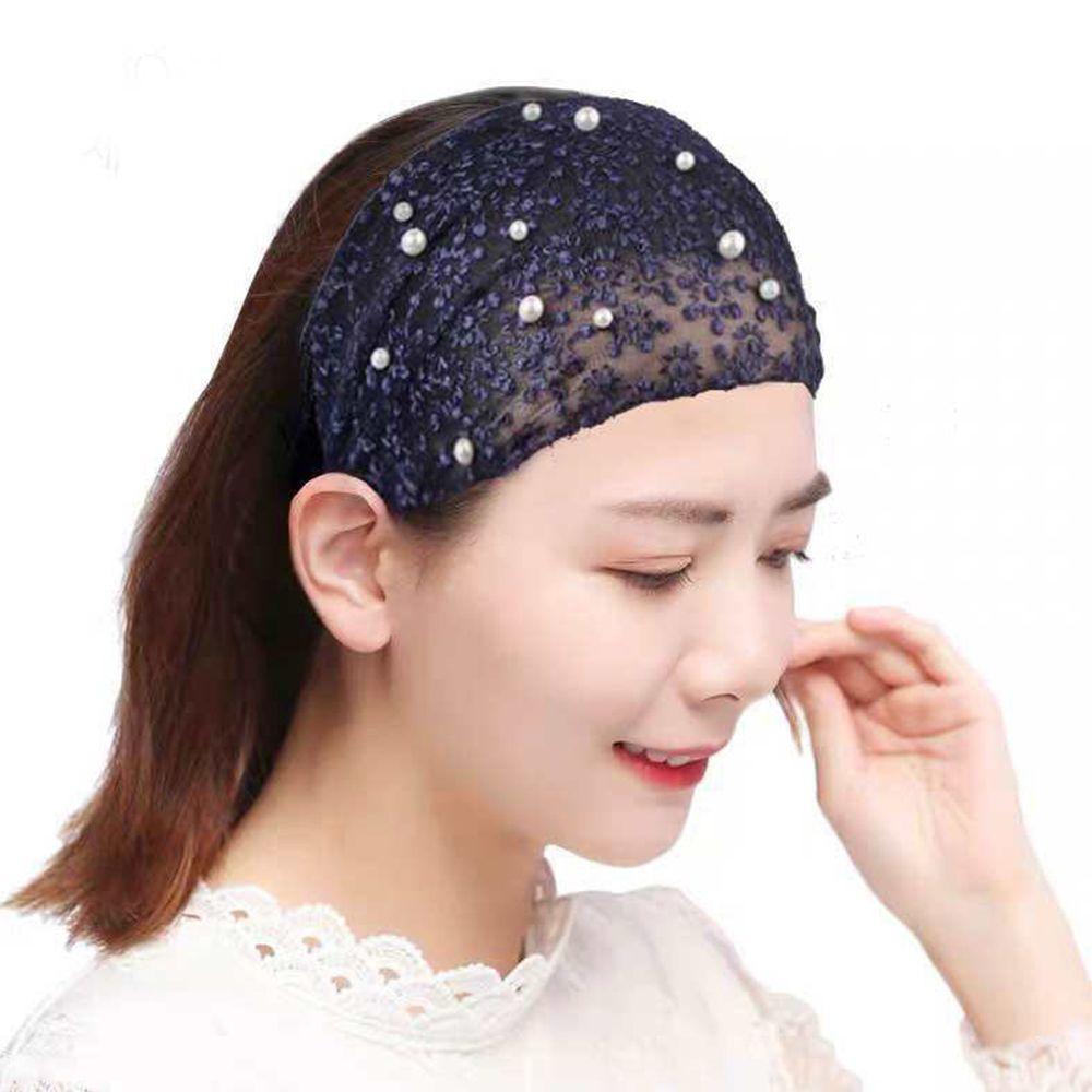 For Mother's Day Women Hair Accessories Wide Side Hairband Korean Style Hair Wear Organza Headband