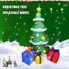 Christmas Santa Claus Christmas Decoration Inflatable Toys With LED Light Inflatable Model Holiday Gift Indoor Outdoor Decor