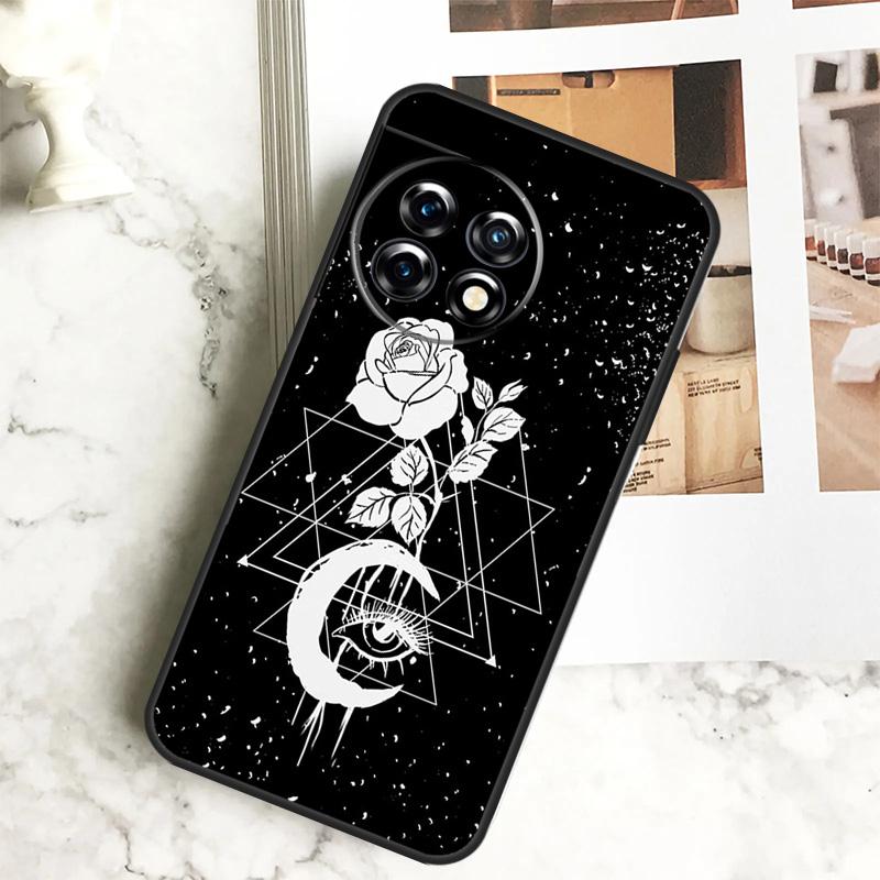 Occult Witchcraft Moon Gothic Witch Case For OnePlus 12 12R 11 9 10 Pro 10R 9R 8T 10T Nord CE 2 3 Lite 2T CE4 N10 N20 N30 Cover