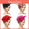 Chapeau Fedora en Lin Fait Main avec Motifs de Plumes pour Événements Artistiques et Thématiques