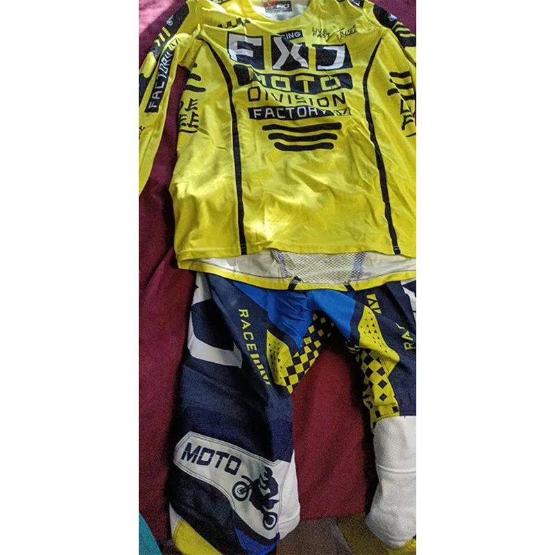 Crosskleding en broeken racepak Raceruitrusting Off-road MX Enduro MOTO Herensets Dames Mountain Downhill Motorcombo
