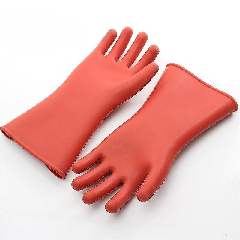 12KV High Voltage Electrical Insulating Gloves Anti-electricity Protect Professional Rubber Electrician Safety Gloves Work Tools