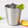 4pcs/Set Stainless Steel Glass Set Outdoor Small Glasses Set Travel Picnic Cup Set 30/70/170ml