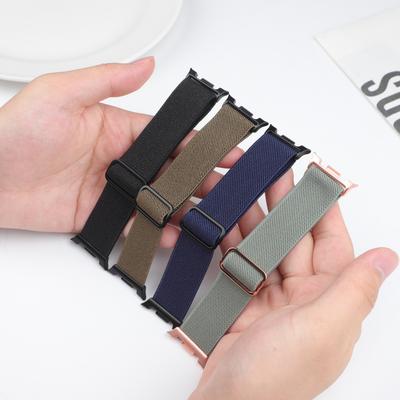 Scrunchie Strap For Samsung Galaxy Watch 9/8 44 40mm Elastic Nylon Correa Pulseira Bracelet for Galaxy Watch 8 Classic Band 46mm 3