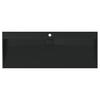 Vidaxl Umywalka, 120X46X11Cm, Kompozyt Mineralny/Marmurowy, Czarny Mat