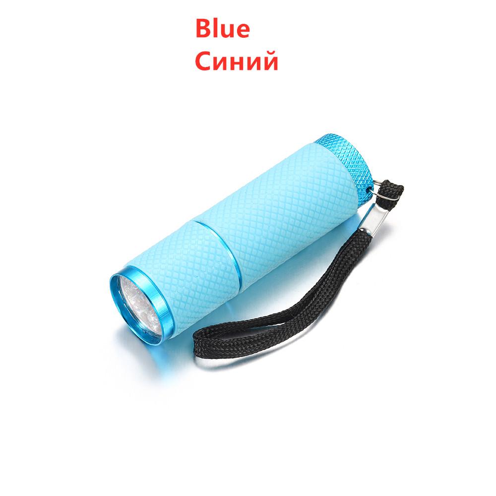 4 Colors UV Flashlight 9 Led Ultra Violet Totth Light Lamp For Epoxy UV Resin Cure Adhesive Glue DIY Jewelry Equipments Tool