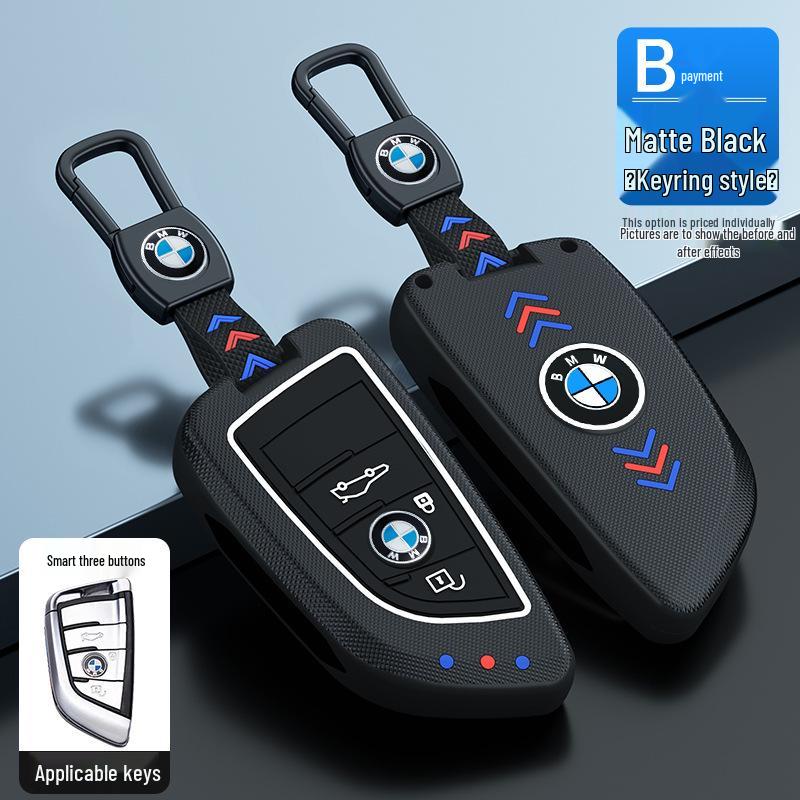 3, 5, 7 Series Blade Key Case - Luminous Protective Shell for 320i, 525li Remote & X3 Buckle