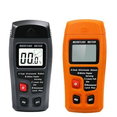 MT-10 Holzfeuchtemesser Holzfeuchteprüfer LCD-Anzeigen Hygrometer Holzfeuchtedetektor Widerstandsmessung Baumdichte