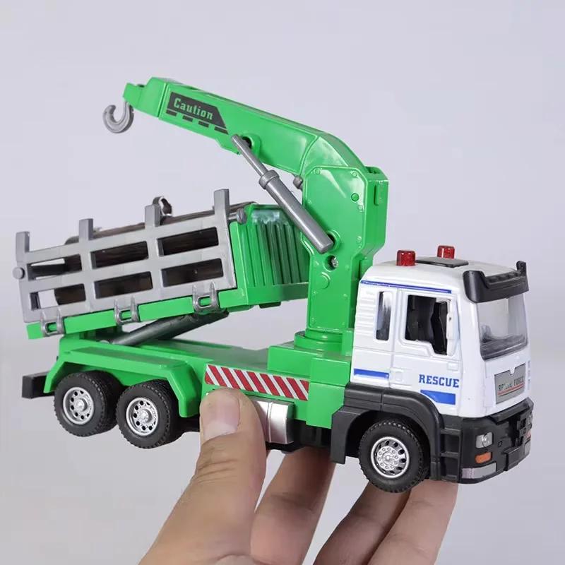 Non-Toxic 1/32 Diecast Alloy Model Car Simulation Metal Logging Transport Engineering Truck Models Children'S Car Toys For Children Kids Gifts