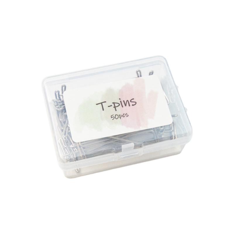 

50 Pieces Stainless Steel T Pins High Quality and Sturdy for Tailors and Seamstresses 1