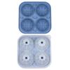 Scatola Stampo per Palline di Ghiaccio da Golf Calcio Silicone Griglia Ghiaccio per Pub Bar Cocktail Feste in Casa
