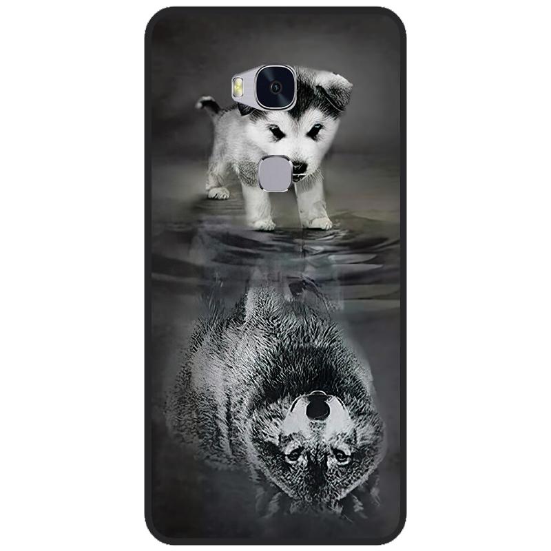 For Huawei Honor 5X Case TPU Soft Cartoon Back Cases For Huawei GR5 2016 Case Silicone Honor 5 X KIW KII L21 L22 Honor5x