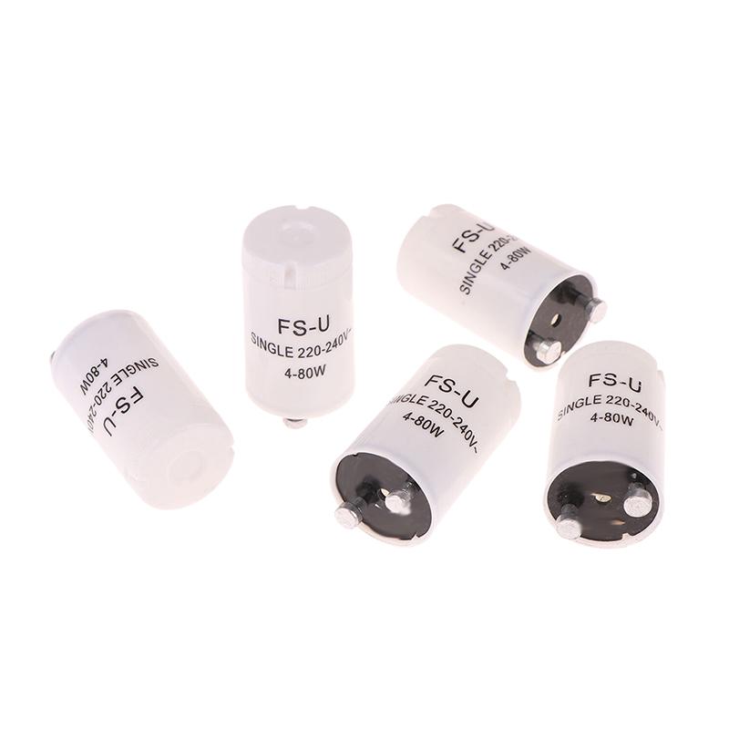 5Pcs High-Quality Fluorescent Starters Ac220V-240V 4-80W Fluorescent Tube Fuse Starter Ce Rohs Fuse Starters