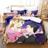 New Fantasy Bishoujo Bedding Set Duvet Cover Sheet Printed Bed Set Pillowcase Bed Full Queen King Size Comforter Bedroom