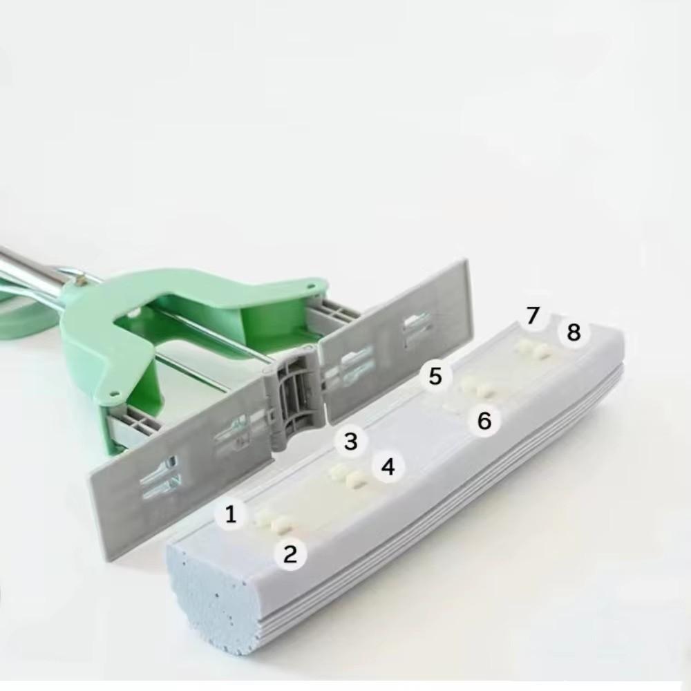 28cm Folding Cotton Mop Head Washable Wash Mop Head Mop Replacement Sponge Household Cleaning