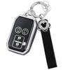 Cute Key Compatible with Suzuki New Spacia Flair Smart Plum Blossom Key Compatible with New Swift RS Sakura Key Cute Key Holder 4 [Nacalikeey] Case,